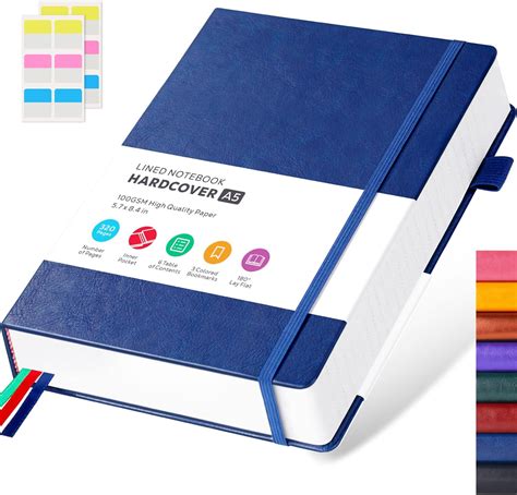 Cuaderno forrado de piel 320 páginas de tapa dura para escribir