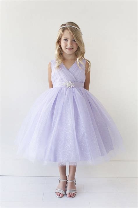 Flower Girl Dresses Every Color And Style In 2020 Lilac Flower Girl