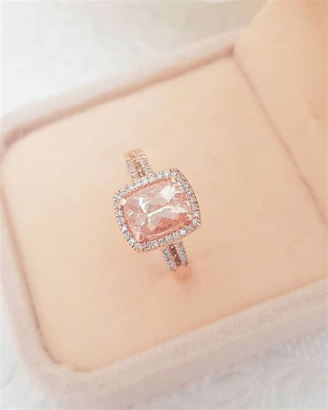 Morganite Engagement Rings Rings We Are Obsessed With Pink