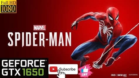 Marvel S Spider Man Remastered Teste Na GTX 1650 Em 1080p 60fps YouTube