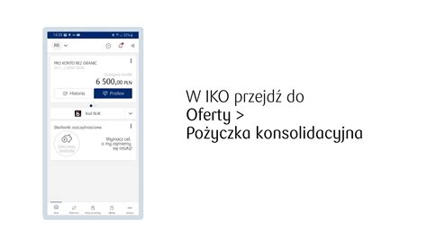 Jak wziąć pożyczkę konsolidacyjną w aplikacji IKO PKO Bank Polski