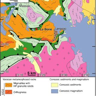 Geological Map And Location Of The Study Area In The Framework Of The