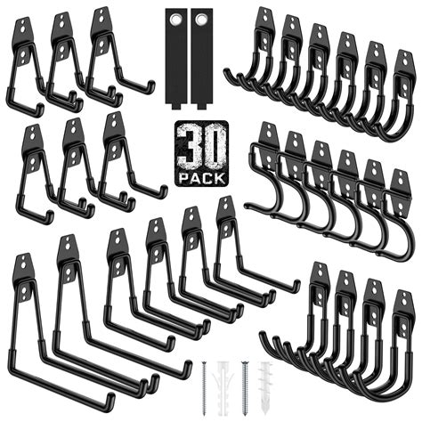 Cpais 30 Pack Garage Hooks Heavy Duty Garage Storage Hooks And Wall