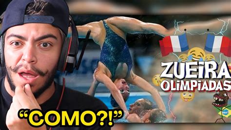 OLIMPIADAS DA ZUEIRA MOMENTOS ENGRAÇADOS PARIS 2024 A VERGONHA ALHEIA