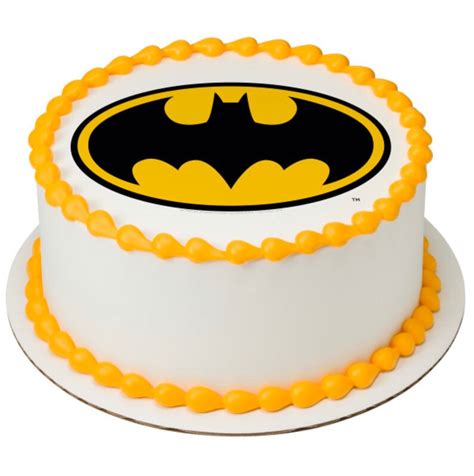 Batman™ Bat Logo cake topper edible cake topper photo cake | Etsy