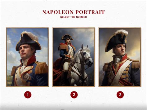 Custom Napoleon Bonaparte Portrait Warrior Historical Portrait - Etsy