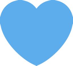 "blue heart" Emoji - Download for free – Iconduck