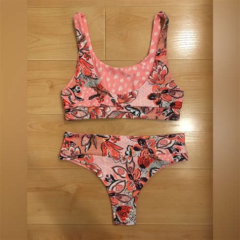 Kulani Kinis Swim Kulani Kinis Bikini Set Pink Floral Print