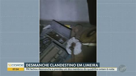 Desmanche Clandestino é Fechado Pela Pm Em Limeira Quadrilha Roubava