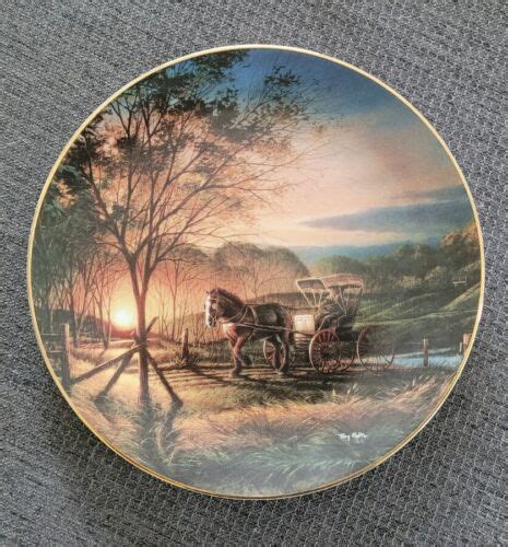 Terry Redlin Morning Rounds Collectible Decorative Plate Ebay