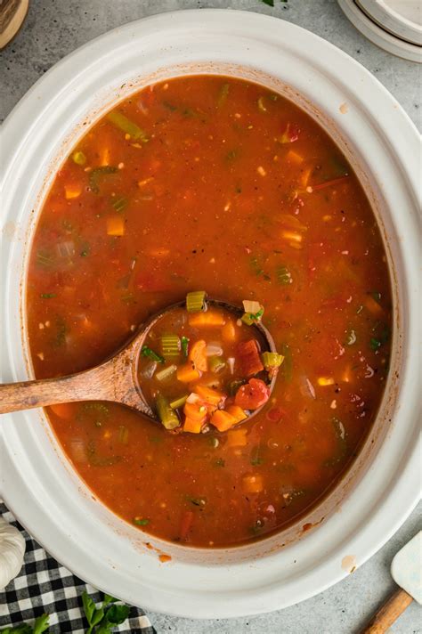 Slow Cooker Vegetable Soup The Magical Slow Cooker