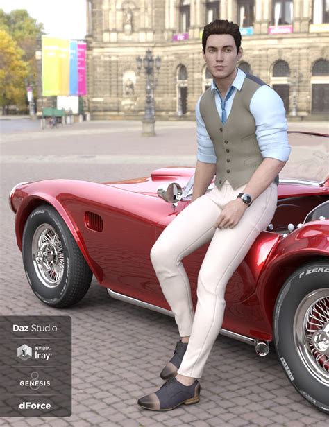 Dforce Oxford Outfit For Genesis 8 Male S 2025 Free Daz 3d Models