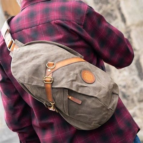 Nomad Sling Bag Sling Bag Men Canvas Sling Bag Man Crossbody Bag Leather Sling Bag Waxed