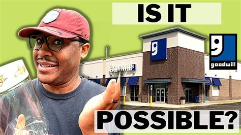 Thrift Store Profits Could You Make Money From Goodwill Youtube