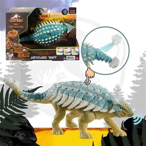 Ankylosaurus Bumpy Jurassic World Juguete Dinosaurio Mattel Meses Sin