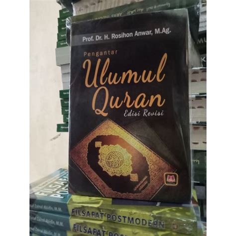 Jual Pengantar Ulumul Quran Edisi Revisi Pustaka Setia Shopee