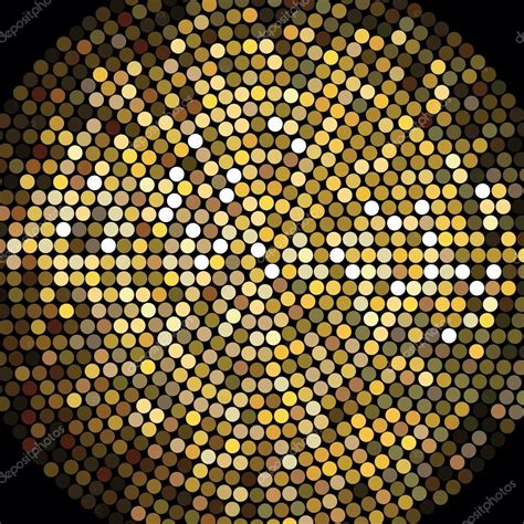 Golden Disco Ball Mosaic Background — Stock Vector © Davesdisco1 24990769