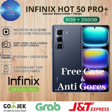 Jual INFINIX HOT PRO PLUS NFC RAM GB MEMORY GB GB GARANSI RESMI INFINIX BULAN