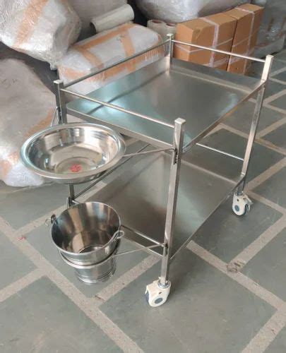 Stainless Steel Instrument Trolley Load Capacity Kg At Rs