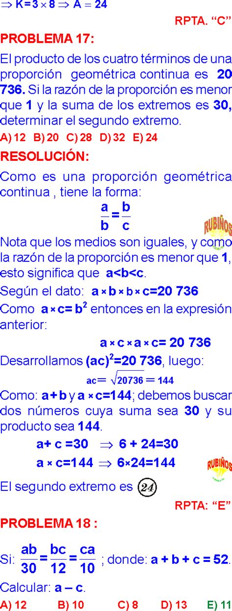 Razones Y Proporciones Ejercicios Resueltos E Thing Maths Math 42532 Hot Sex Picture