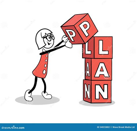 Plan Cartoon Image