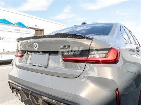 Bmw G Series I M I G M Cs Style Forged Carbon Trunk Spoiler