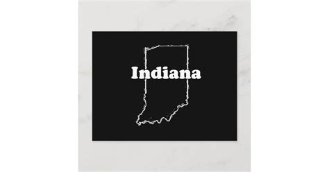 INDIANA STATE MOTTO POSTCARD | Zazzle