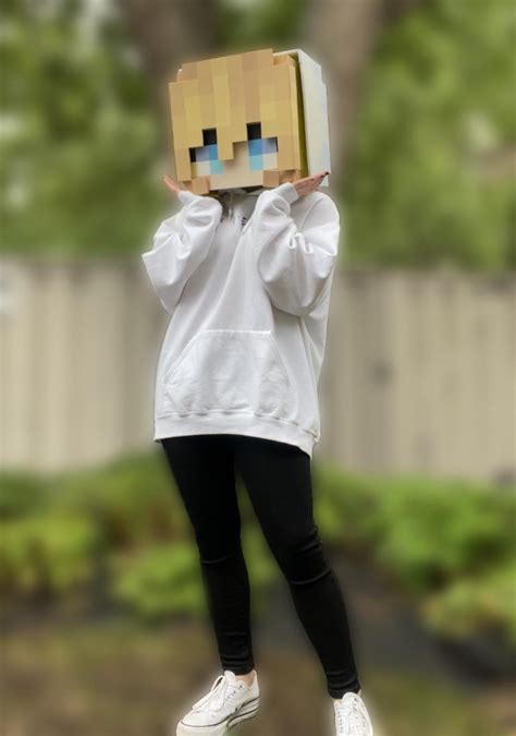 I Made My Own Minecraft Head Irl Rminecraft