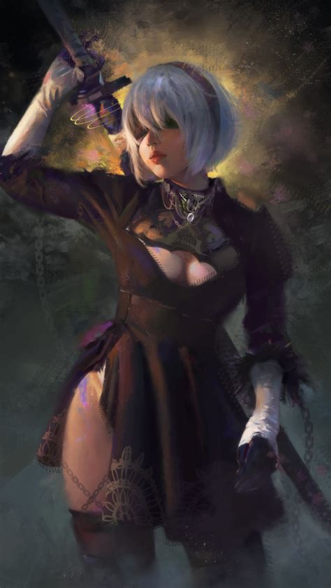 Nier Automata Games Hd Artist Artwork Digital Art 4k Hd Phone