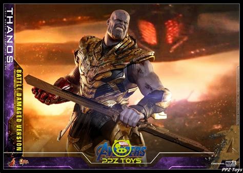 NEW Hot Toys MMS Avengers Endgame Thanos Battle Damaged Version Figure EBay