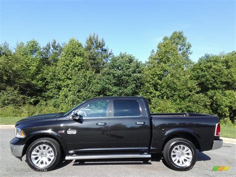 2017 Brilliant Black Crystal Pearl Ram 1500 Laramie Longhorn Crew Cab