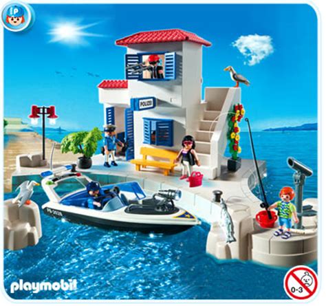 Police Du Port Et Bateau Rapide Playmobil Idees Enfants