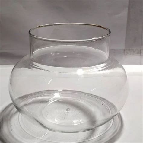 500ml Transparent Glass Fish Bowl, Size: 5(h) X 3(d) Inch at Rs 15 ...