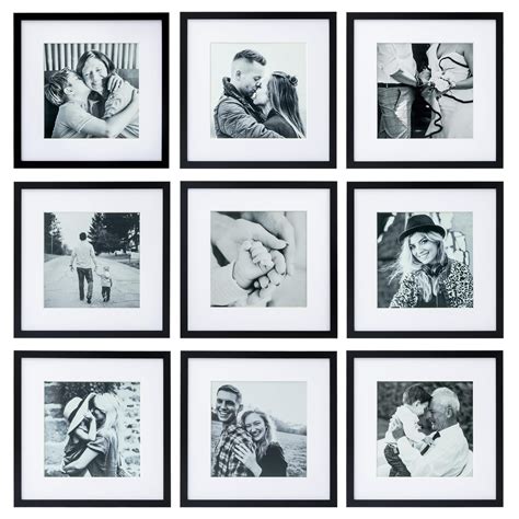 Artbyhannah Gallery Wall Frame Set X Square Picture Frame Pack