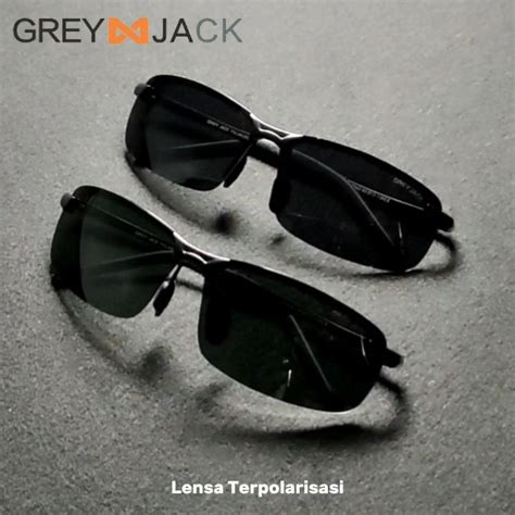 Grey Jack Kacamata Hitam Sunglasses Polarized Anti Silau Uv Model