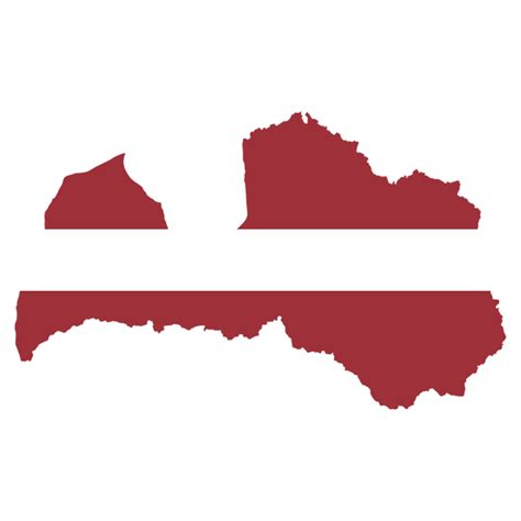 Latvia Map Flag | Free SVG