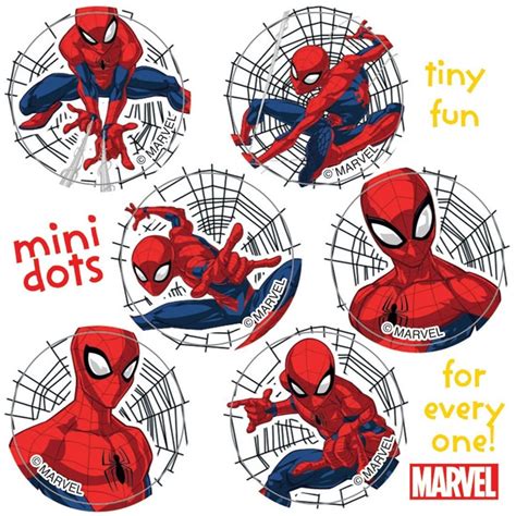 150 licensed Spiderman Mini Stickers, Each 7/8 Round, Party Favors - Etsy