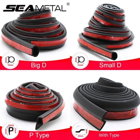 Seametal Rubber Car Door Seal Strip Universal Sealing Strips Waterproof