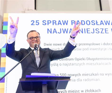 Wybory Rados Aw Witkowski Po Raz Prezydentem Radomia Radom