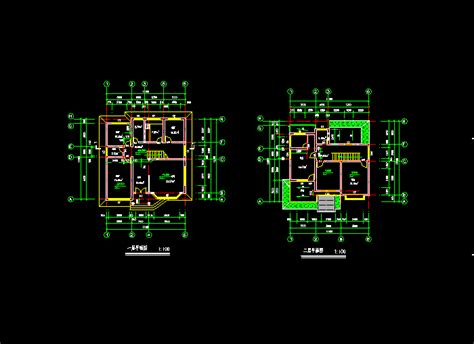 16套别墅cad建筑设计方案图纸 迅捷cad图库