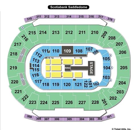 Scotiabank Saddledome, Calgary AB | Seating Chart View