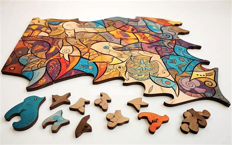 Premium AI Image | Handmade Wooden Mindful Play Crafted for Fun