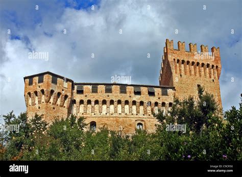 Castle Gradara Stock Photo - Alamy