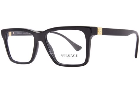 Versace VE3328 5390 Eyeglasses Men's Transparent Plum Full Rim 54-16-150 | EyeSpecs.com