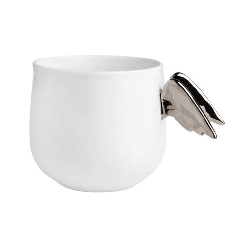 Tasse ange ailes argent en porcelaine Räder LE TEMPS DES ENVIES