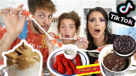 WE MADE THE 3 MOST VIRAL TIK TOK FOOD HACKS YouTube