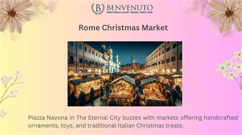 Christmas Markets In Italy PPT