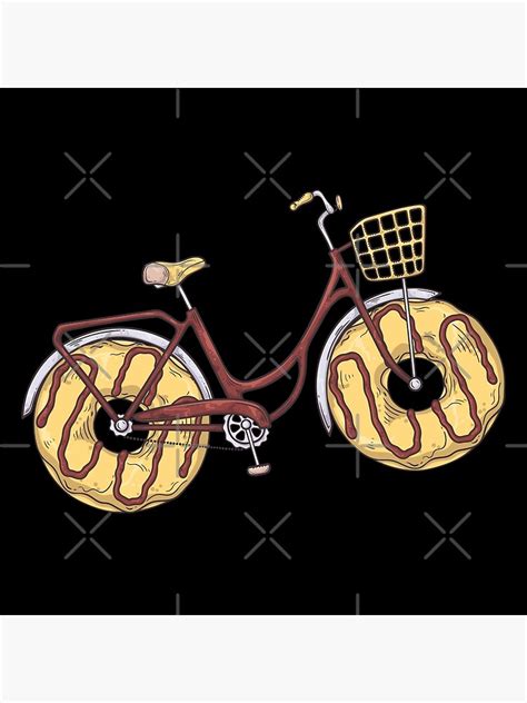 Donuts Bike Poster For Sale By Tambustore Redbubble