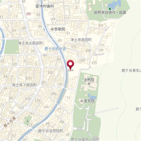 京都府京都市左京区浄土寺南田町159 の地図 Mapfan