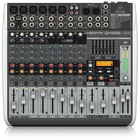 Buy Behringer Xenyx Qx Usb Premium Input Bus Mixer With Xenyx